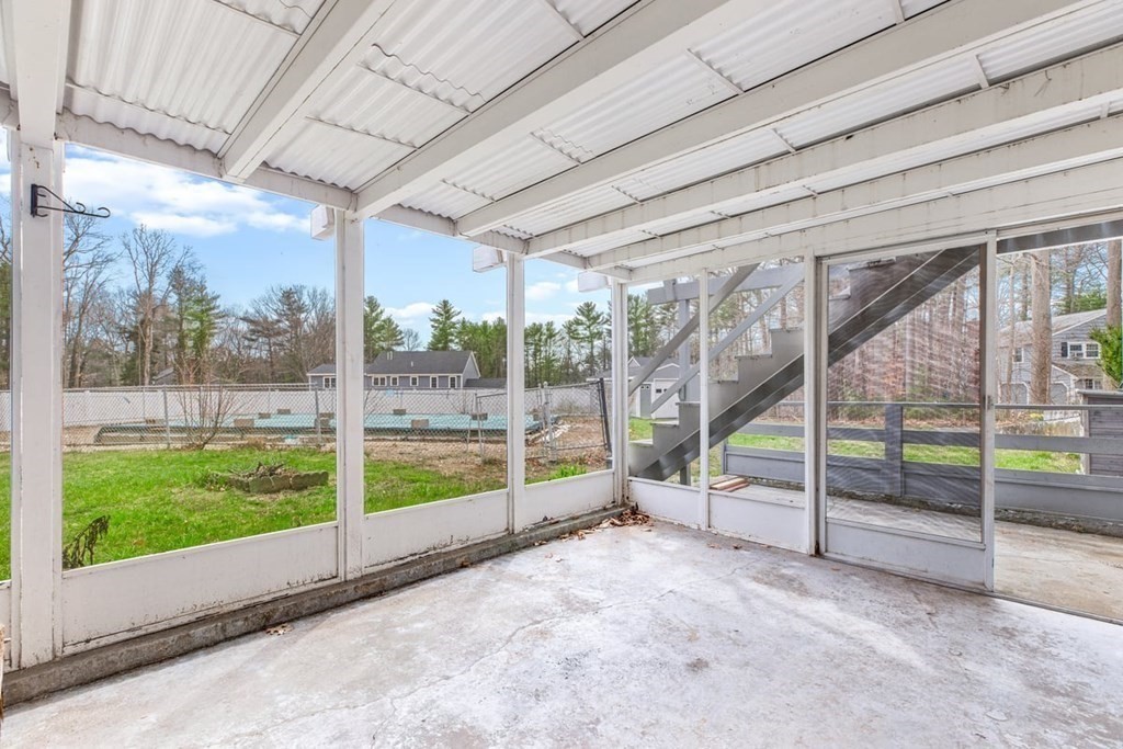 56 James Road Hanover, MA 02339 - Photo 23 of 31 a view of outdoor space with porch