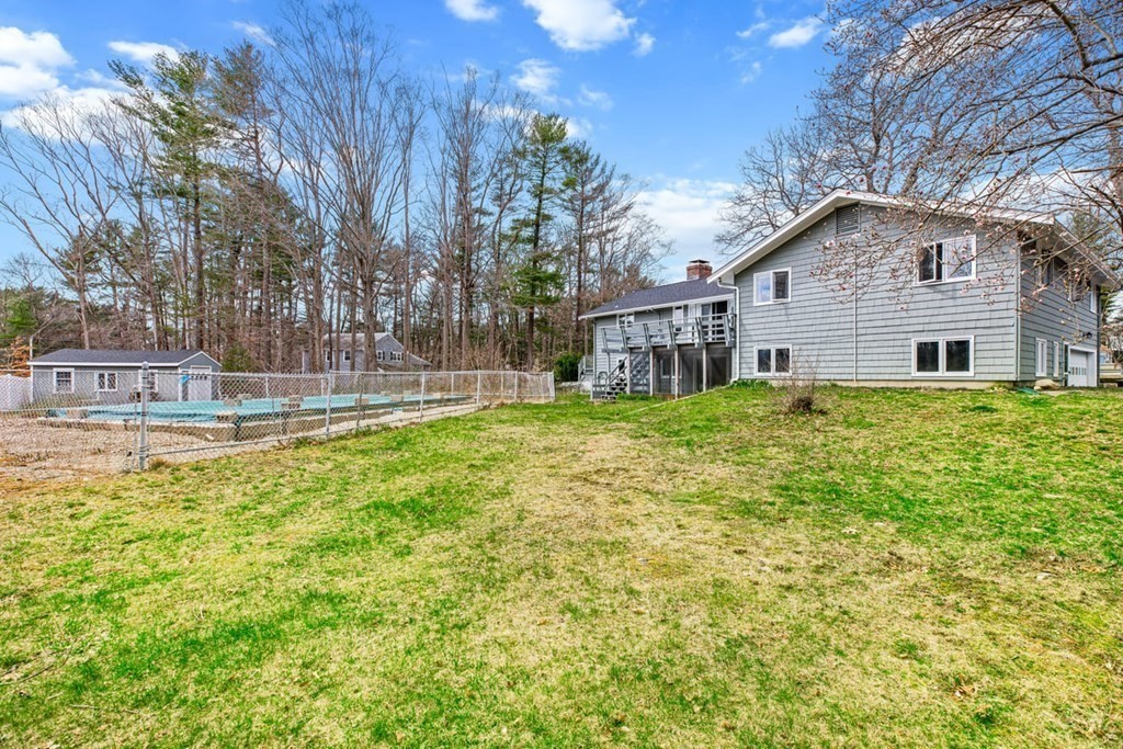 56 James Road Hanover, MA 02339 - Photo 25 of 31 a house view with swimming pool in front of it