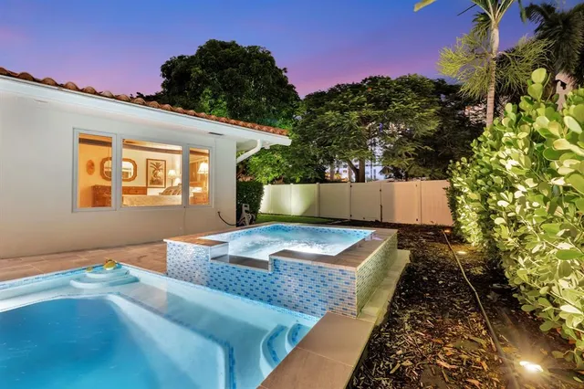 an aerial view of houses and roads