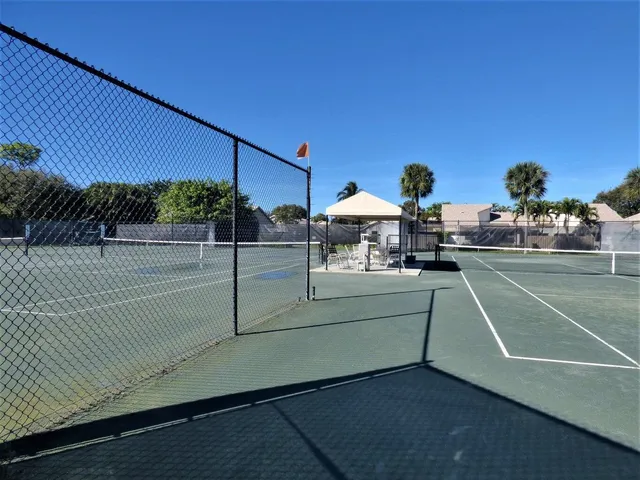 a view of a tennis court