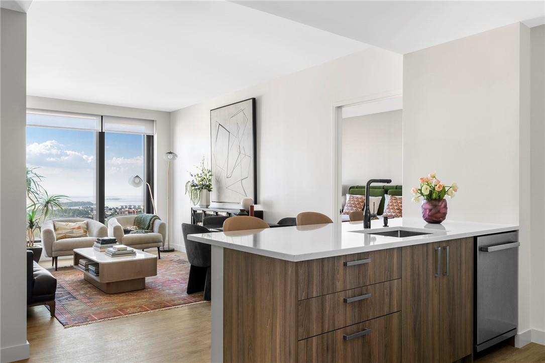 Open Layout with Floor to Ceiling Windows