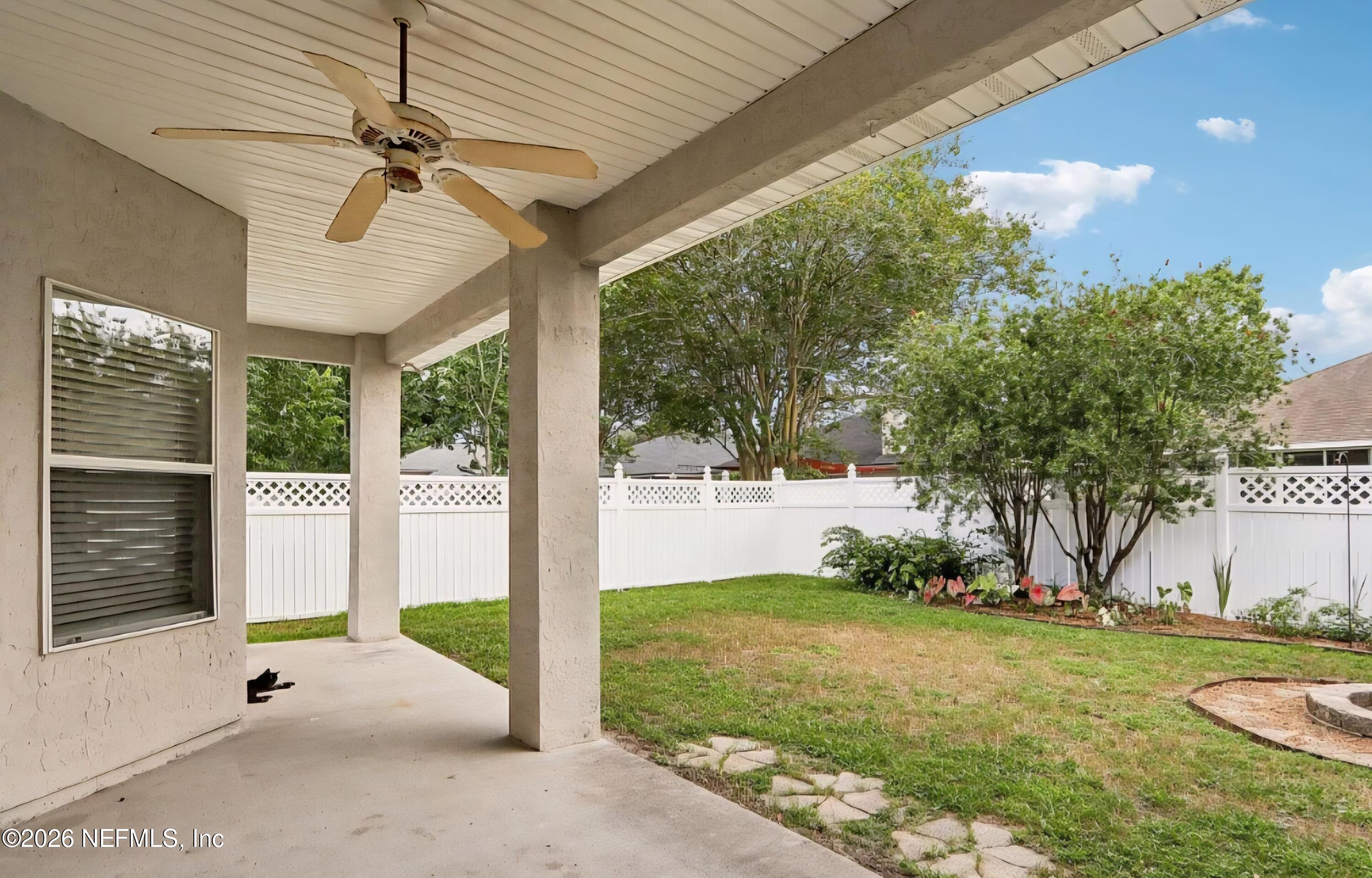 1001 Andrea Way St. Johns, FL 32259 - Photo 38 of 61 a view of a porch with furniture and garden