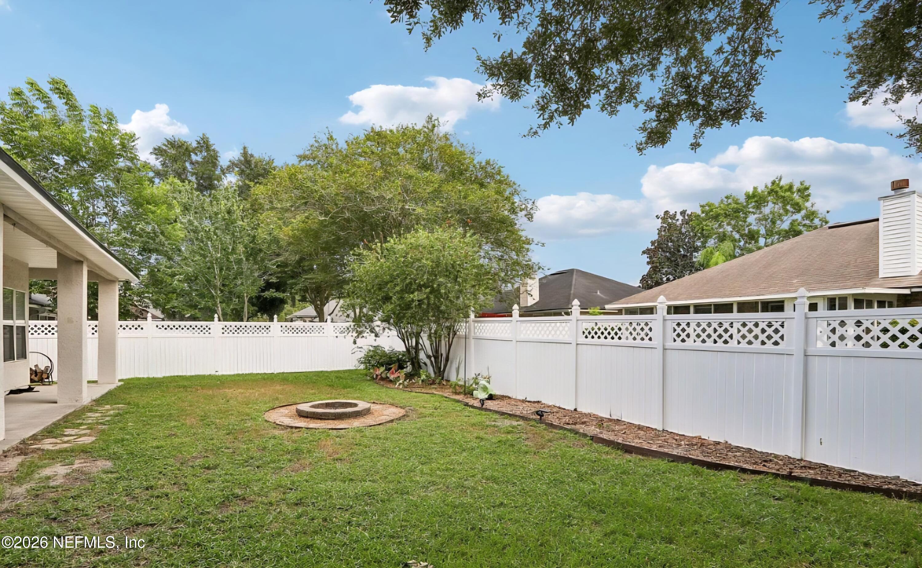 1001 Andrea Way St. Johns, FL 32259 - Photo 40 of 61 a view of a backyard with a garden