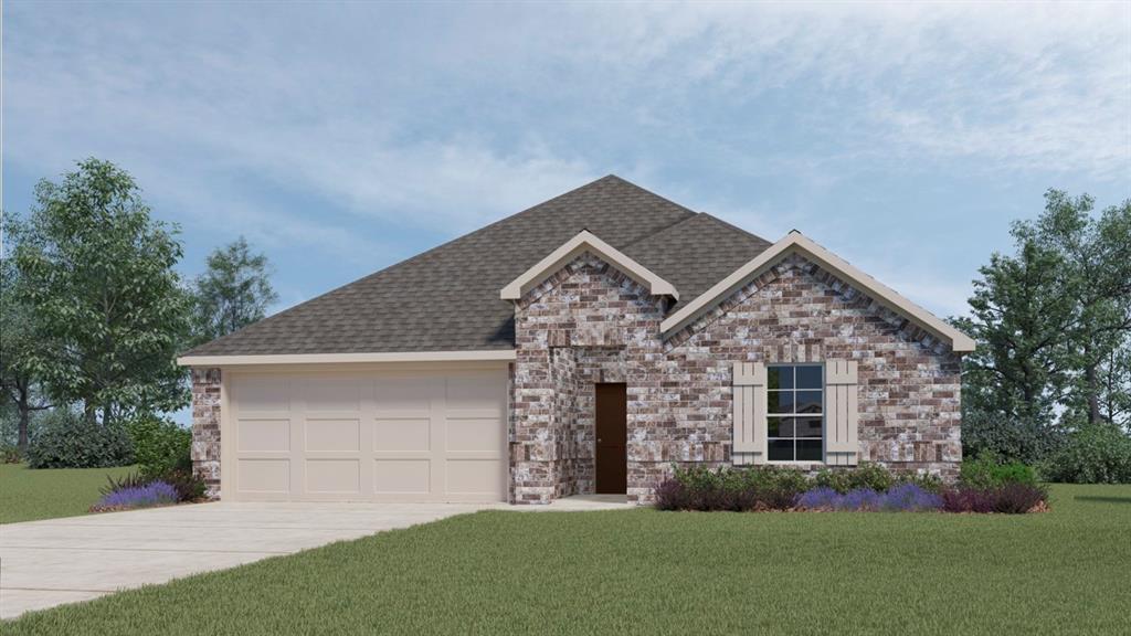 front view of house with a yard