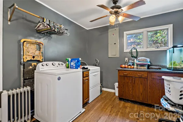 a room with furniture and window