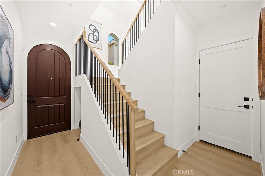 905 Sunset Boulevard, Unit A Arcadia, CA 91007 - Photo 6 of 35 a view of entryway and hall with wooden floor