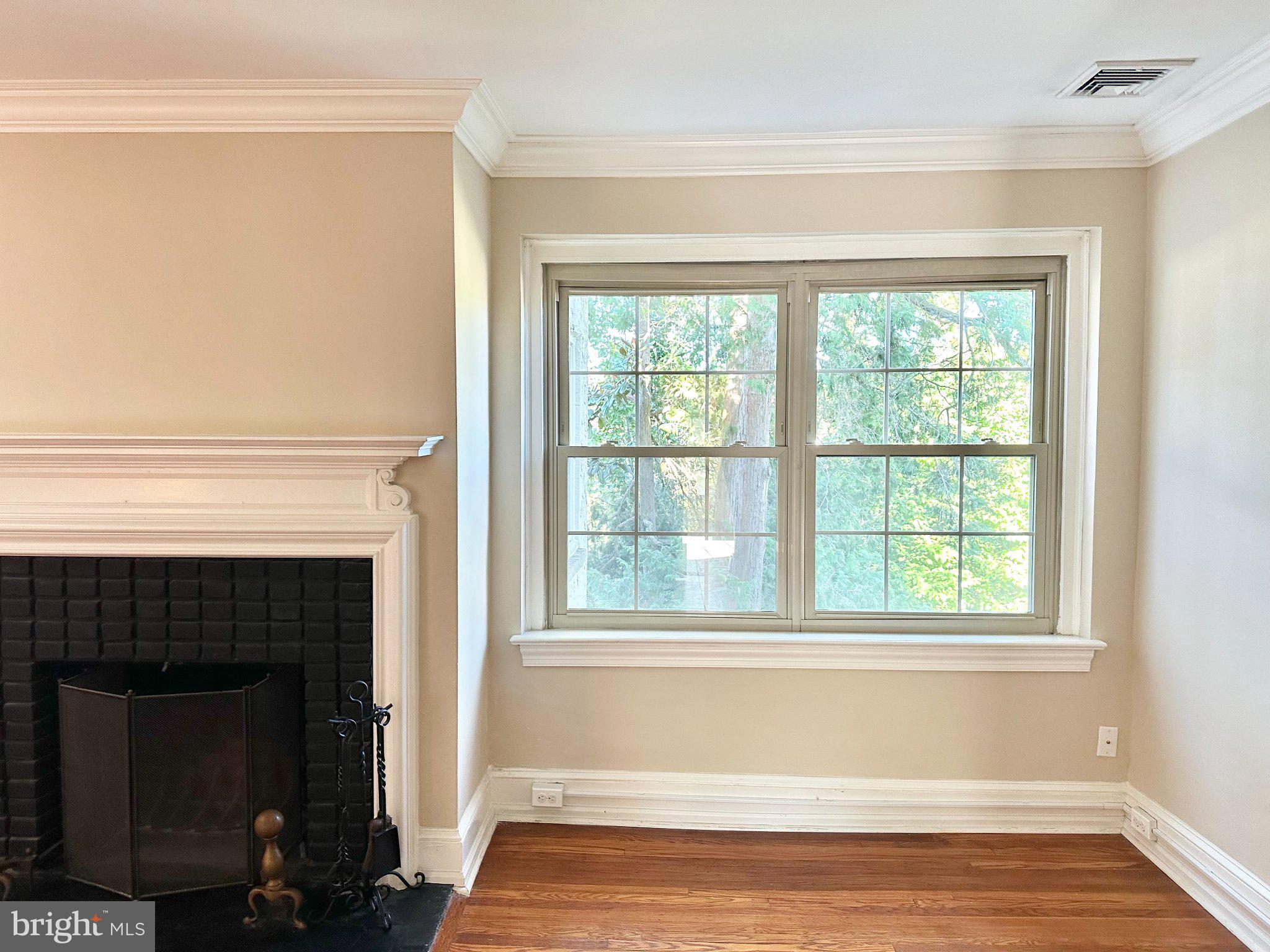 212 Idris Road, Unit F3 Merion Station, PA 19066 - Photo 7 of 38 Window near fireplance gives views of trees.