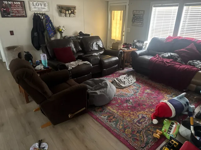 a view of a swimming pool with a yard