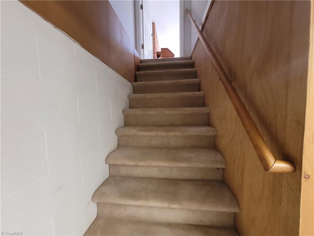 730 Blue Hollow Road Mount Airy, NC 27030 - Photo 26 of 35 Stairs to Basement