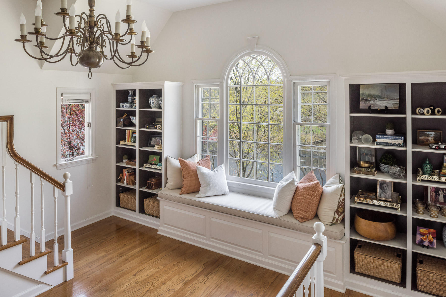 110 Goodwives River Road Darien, CT 06820 - Photo 17 of 23 a living room with furniture and a floor to ceiling window