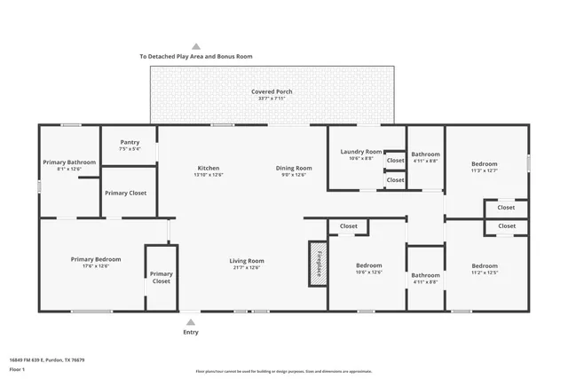 $550,000 | 16849 Fm 639 Road East, Purdon, TX 76679
