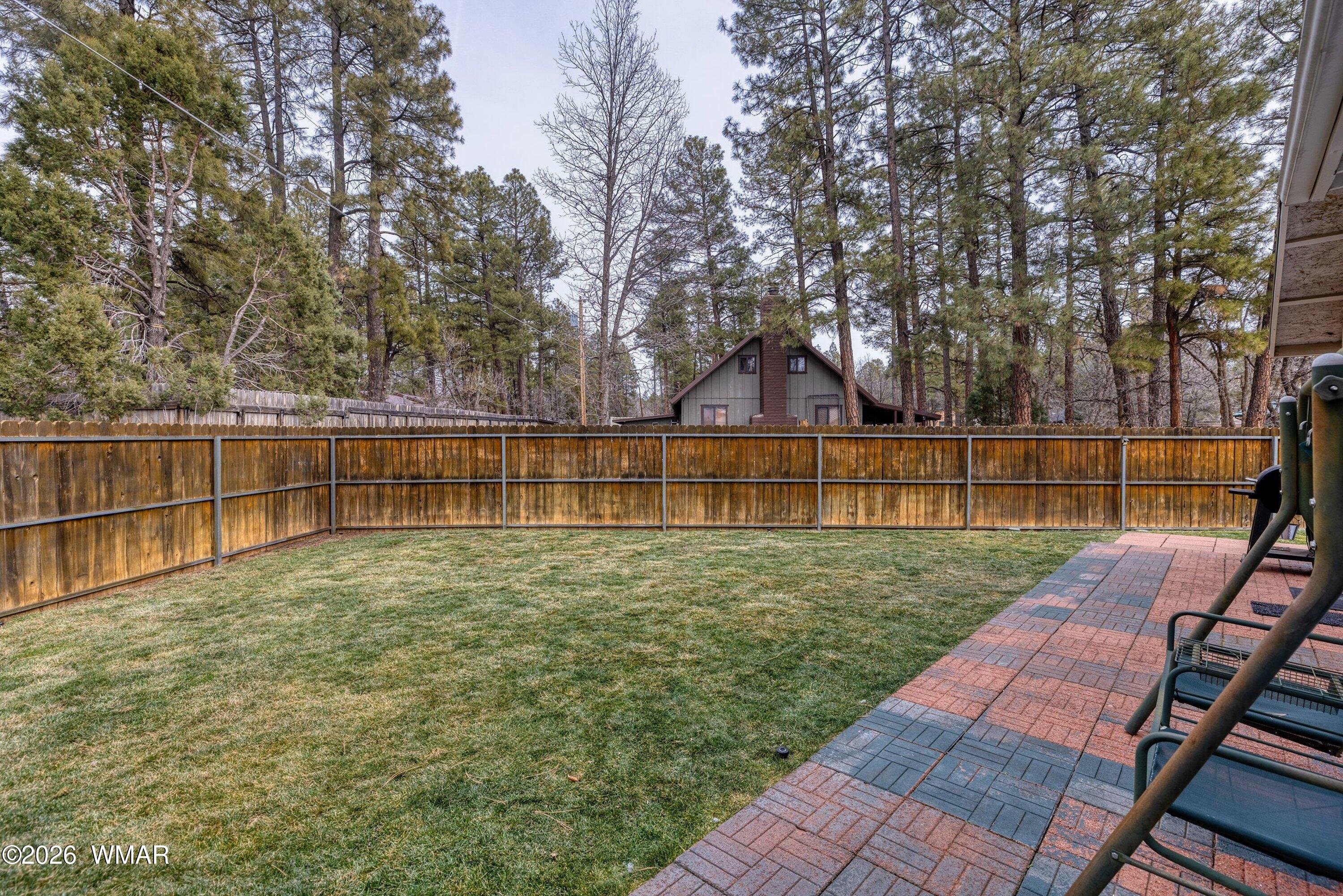 1306 West Pima Lane Lakeside, AZ 85929 - Photo 21 of 31 a view of backyard with green space