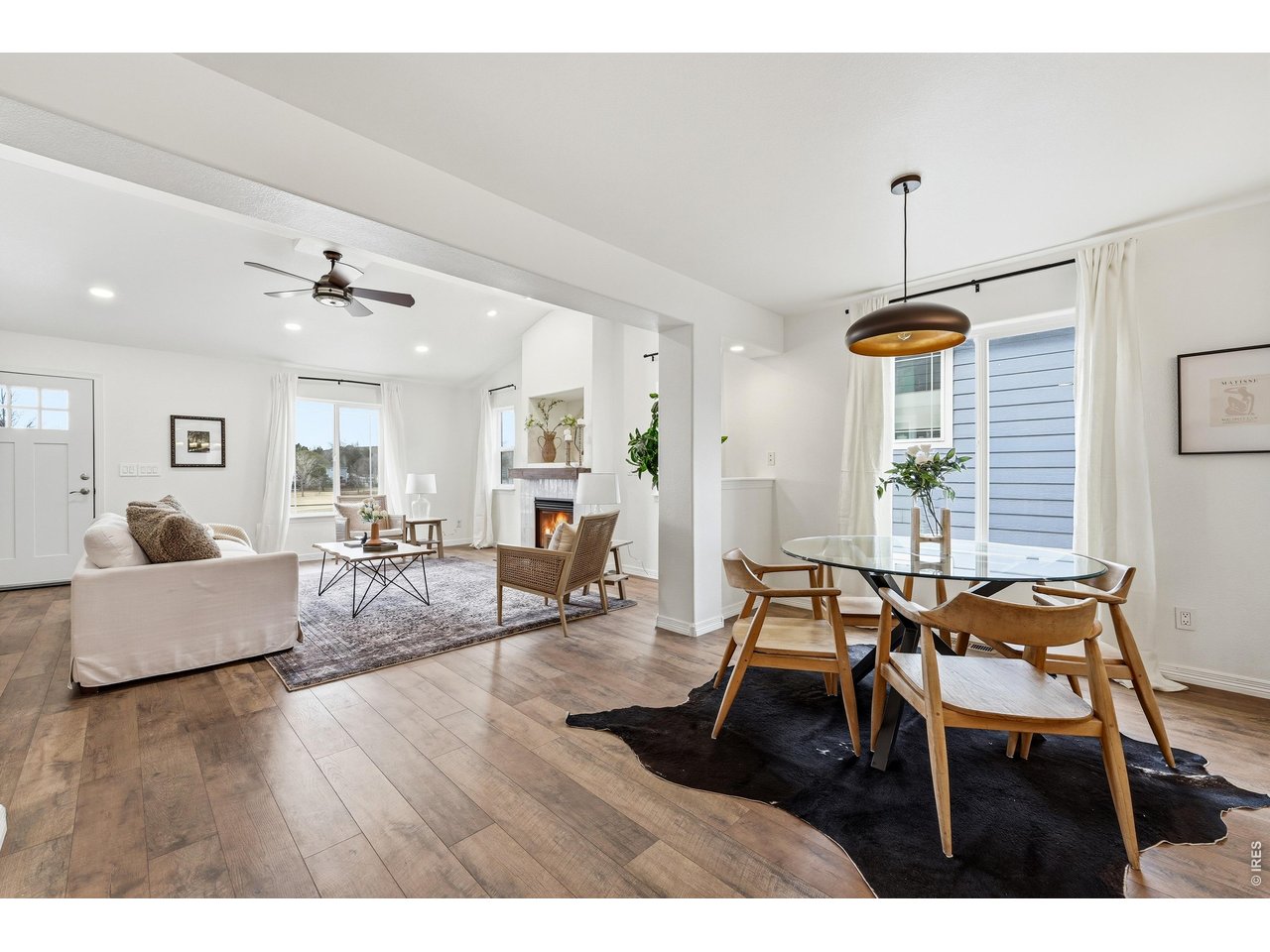 2802 Pleasant Valley Road Fort Collins, CO 80521 - Photo 5 of 17 a living room with furniture and wooden floor