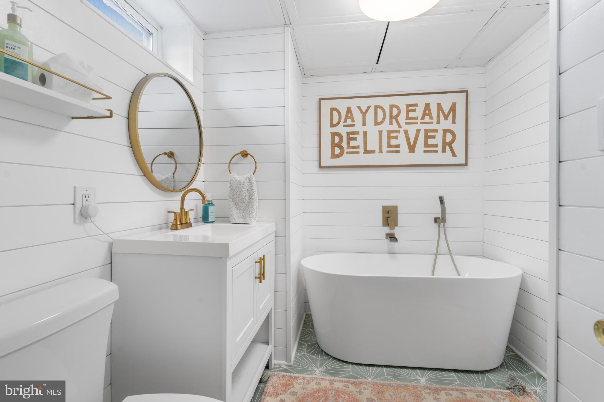 4501 Sandra Lake Road Perry Hall, MD 21128 - Photo 27 of 38 Charming bathroom with modern accents.