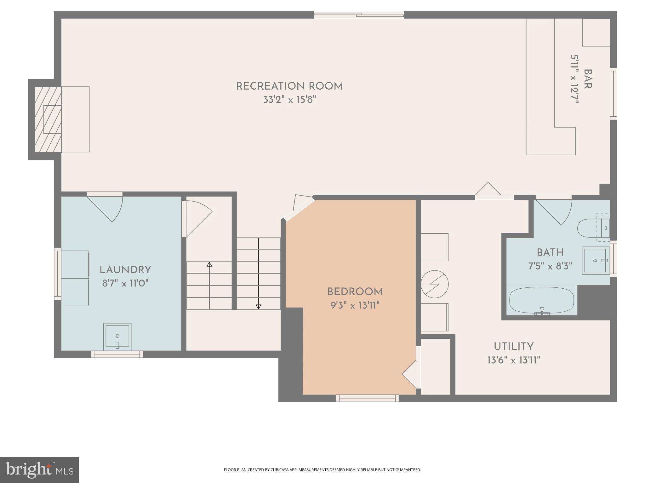 4501 Sandra Lake Road Perry Hall, MD 21128 - Photo 38 of 38 Lower Level Floor Plan Estimate