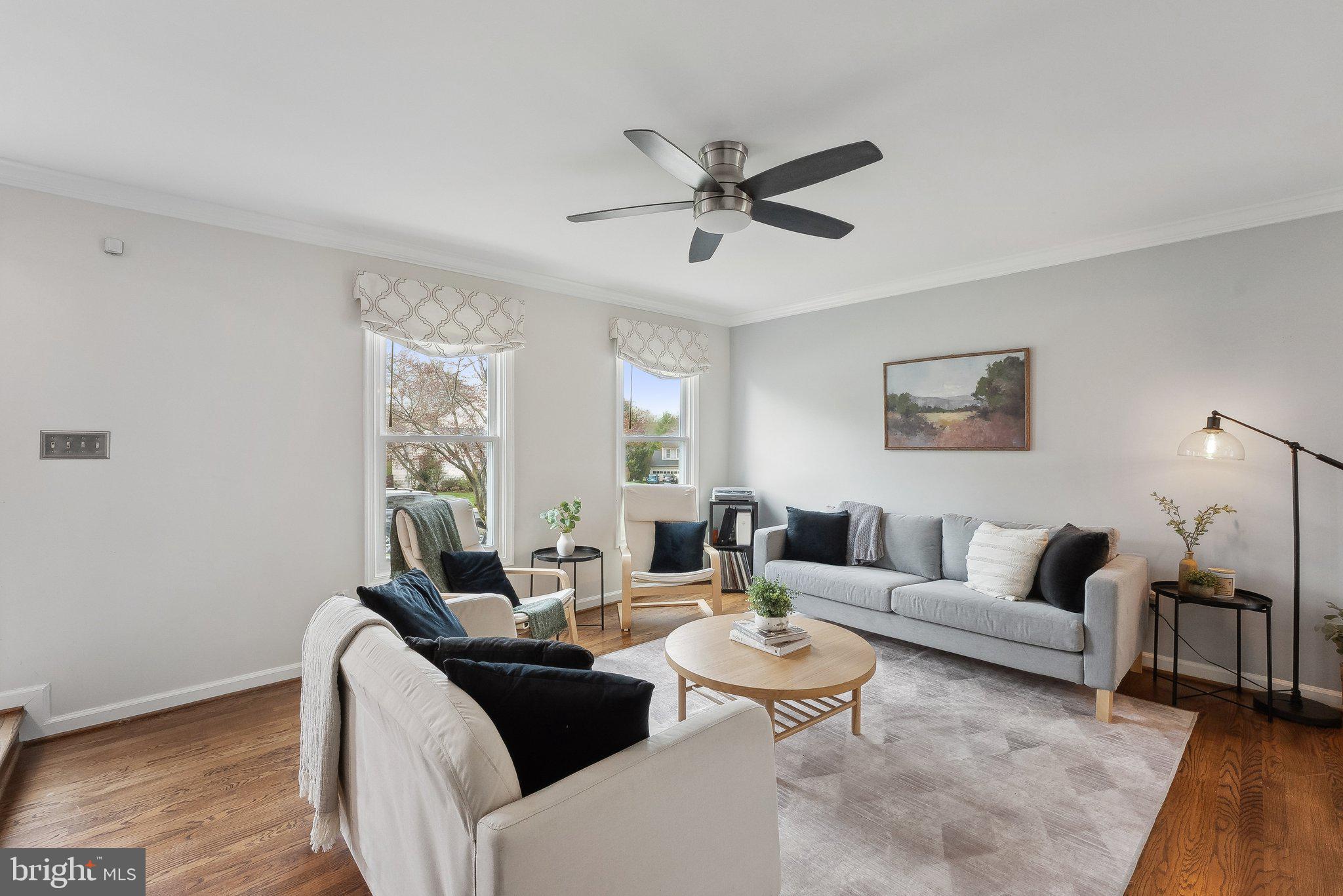 7940 Donegal Lane Springfield, VA 22153 - Photo 5 of 36 a living room with furniture and a large window