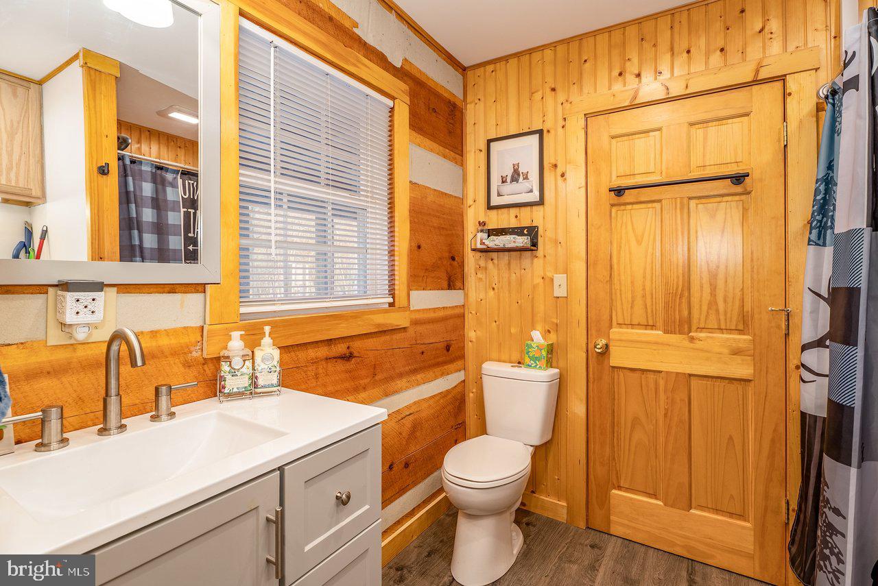 147 Bear Rdg Lane Milam, WV 26838 - Photo 33 of 72 a bathroom with a sink a toilet and shower