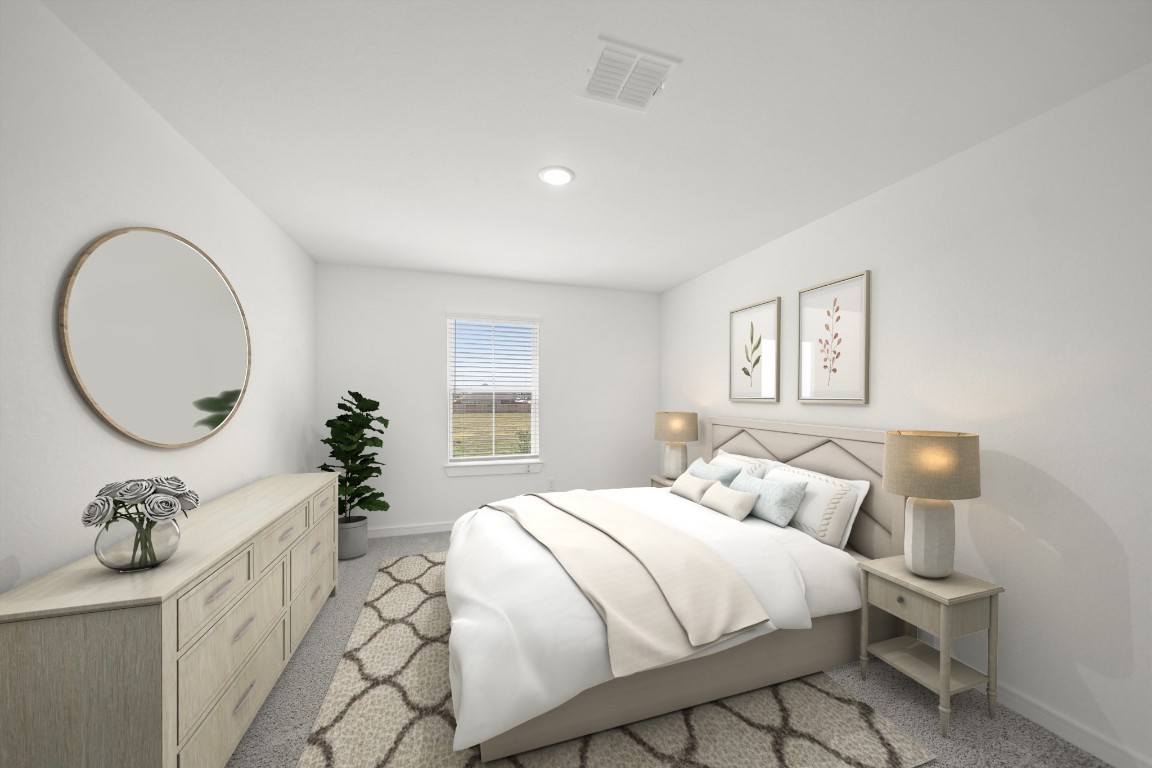 2826 Clapbread Lane Rosenberg, TX 77471 - Photo 18 of 41 a bedroom with bed and a night stand