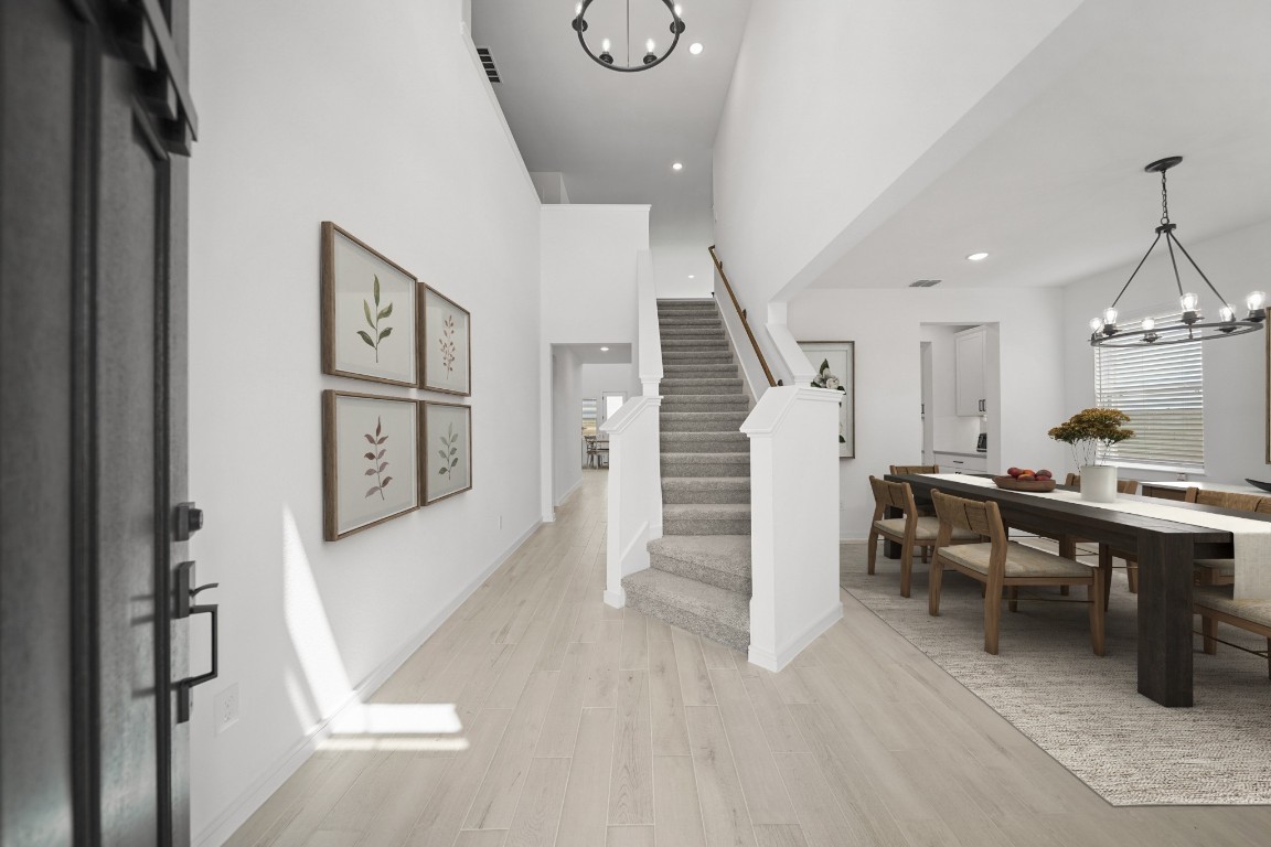 2826 Clapbread Lane Rosenberg, TX 77471 - Photo 3 of 41 a view of a livingroom with furniture and stairs