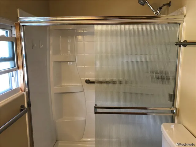 a close view of closet