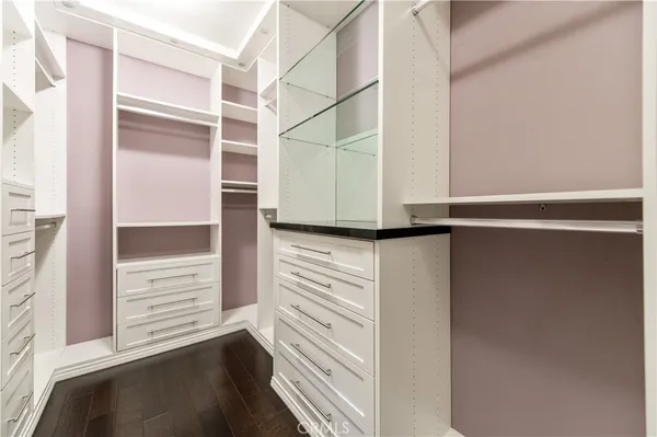 a view of closet