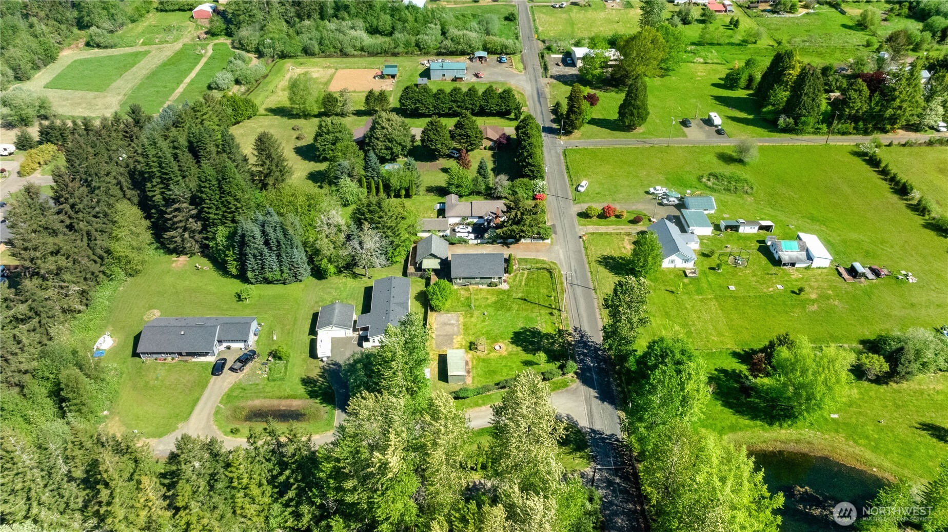 43 Camp Creek Road Montesano, WA 98563 - Photo 25 of 32 a view of a garden with plants