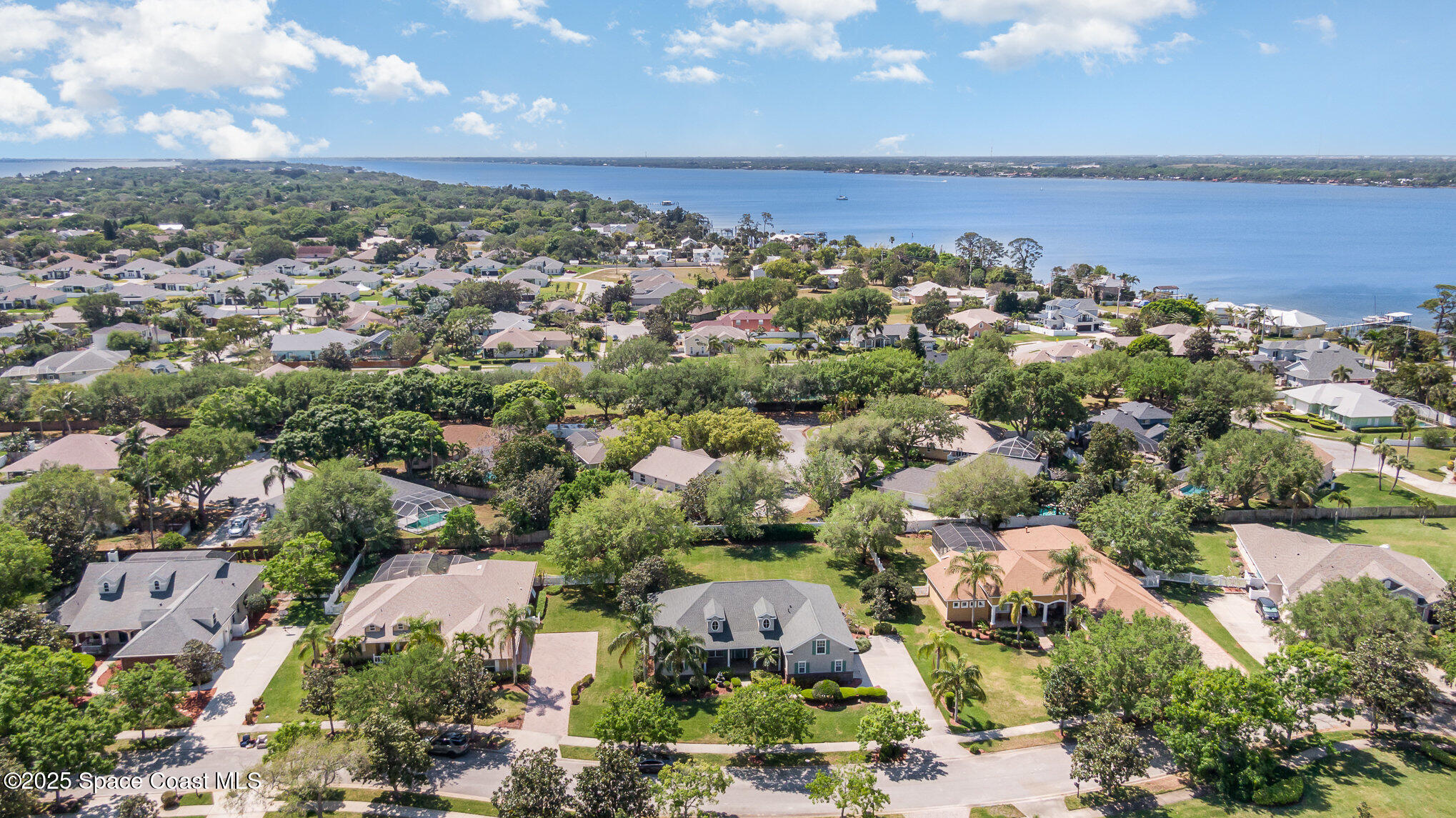 920 Maple Ridge Drive Merritt Island, FL 32952 - Photo 25 of 40 Aerial Banana River