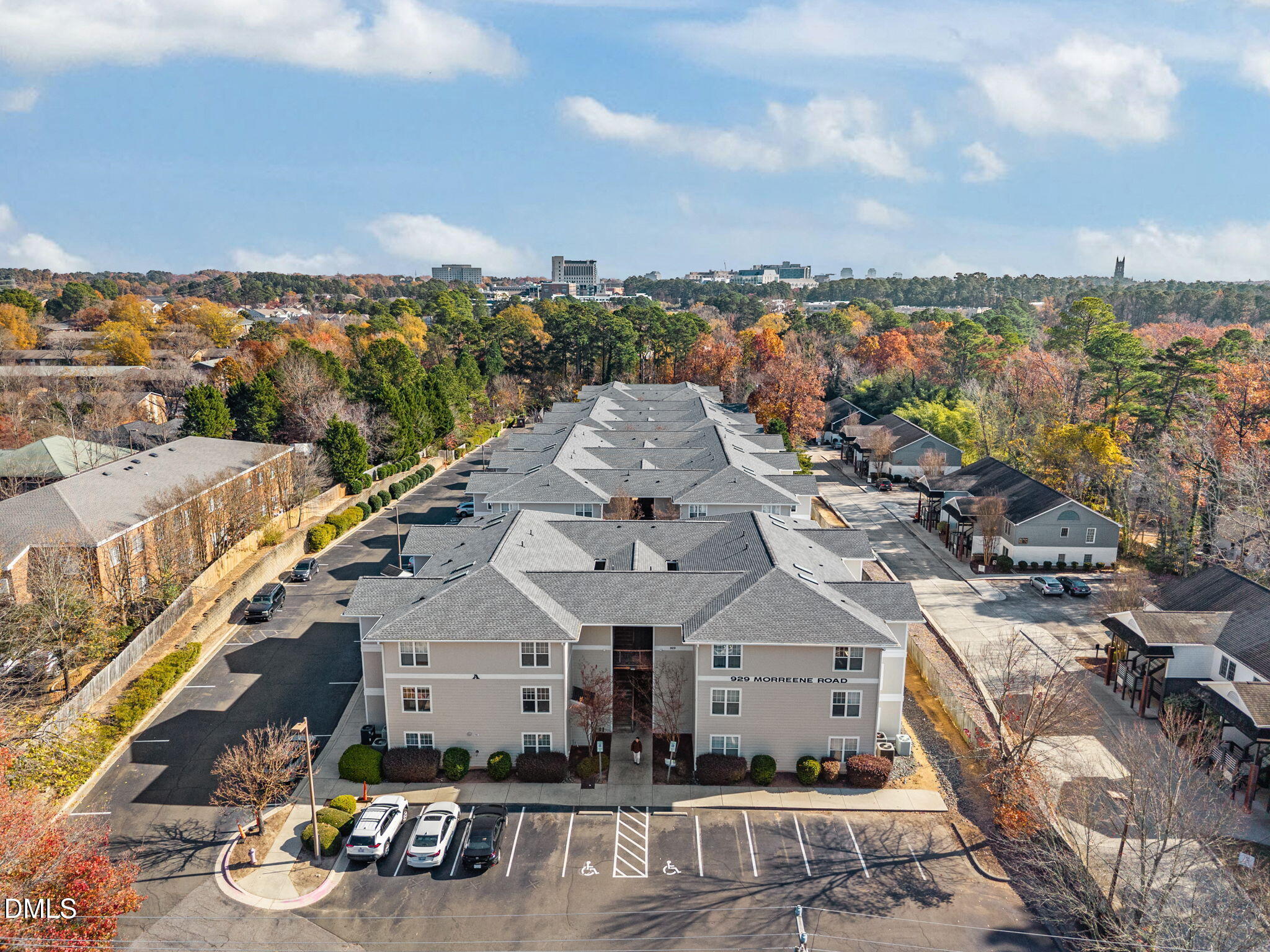 929 Morreene Road, Unit A23 Durham, NC 27705 - Photo 45 of 50 a view of a city with lot of houses