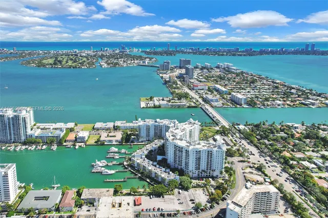 a view of a city with tall buildings