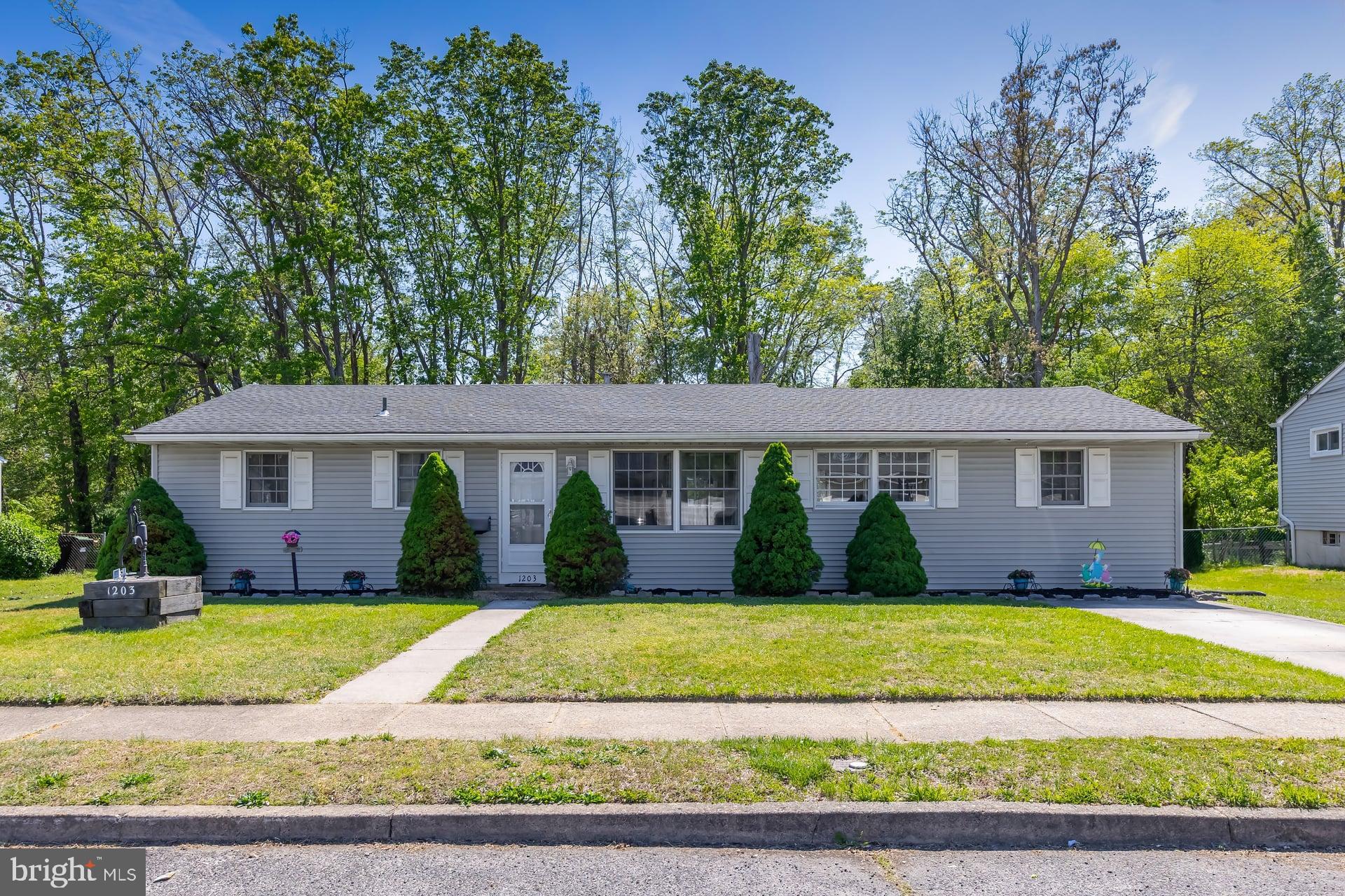 1203 Cedar Drive Pine Hill, NJ 08021 - Photo 1 of 19 a view of a house with a yard