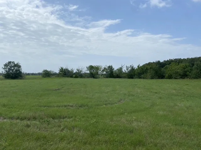 a view of a grassy field