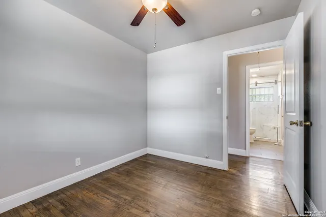 wooden floor in an empty room