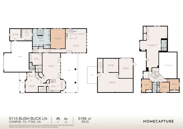 $925,000 | 9115 Bush Buck Lane, Conroe, TX 77303