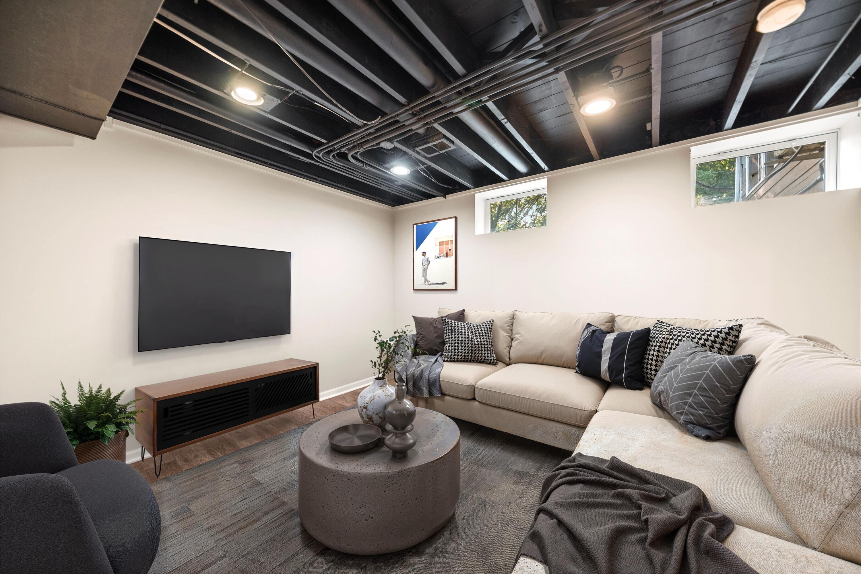 9176 West Springhill Drive St. John, IN 46373 - Photo 15 of 20 a living room with furniture and a flat screen tv