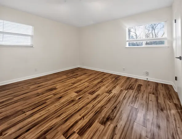 a view of wooden floor in a room