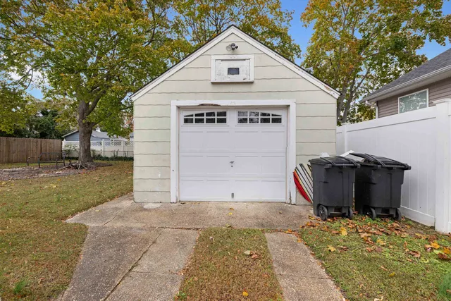 a view of a backyard of the house