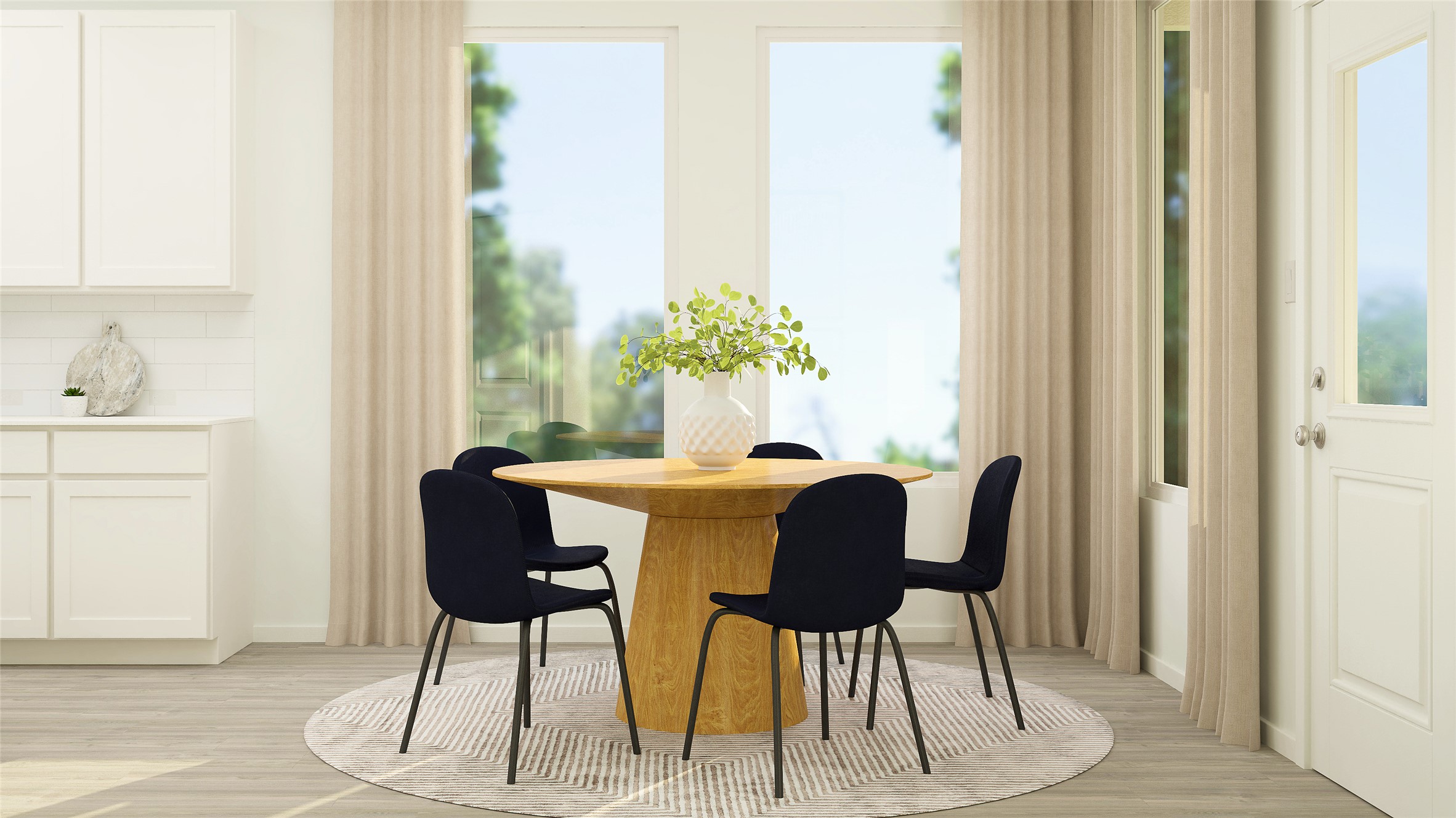 17911 Prairie Falcon Way, Unit 5 Pflugerville, TX 78660 - Photo 9 of 24 a dining room with furniture and wooden floor