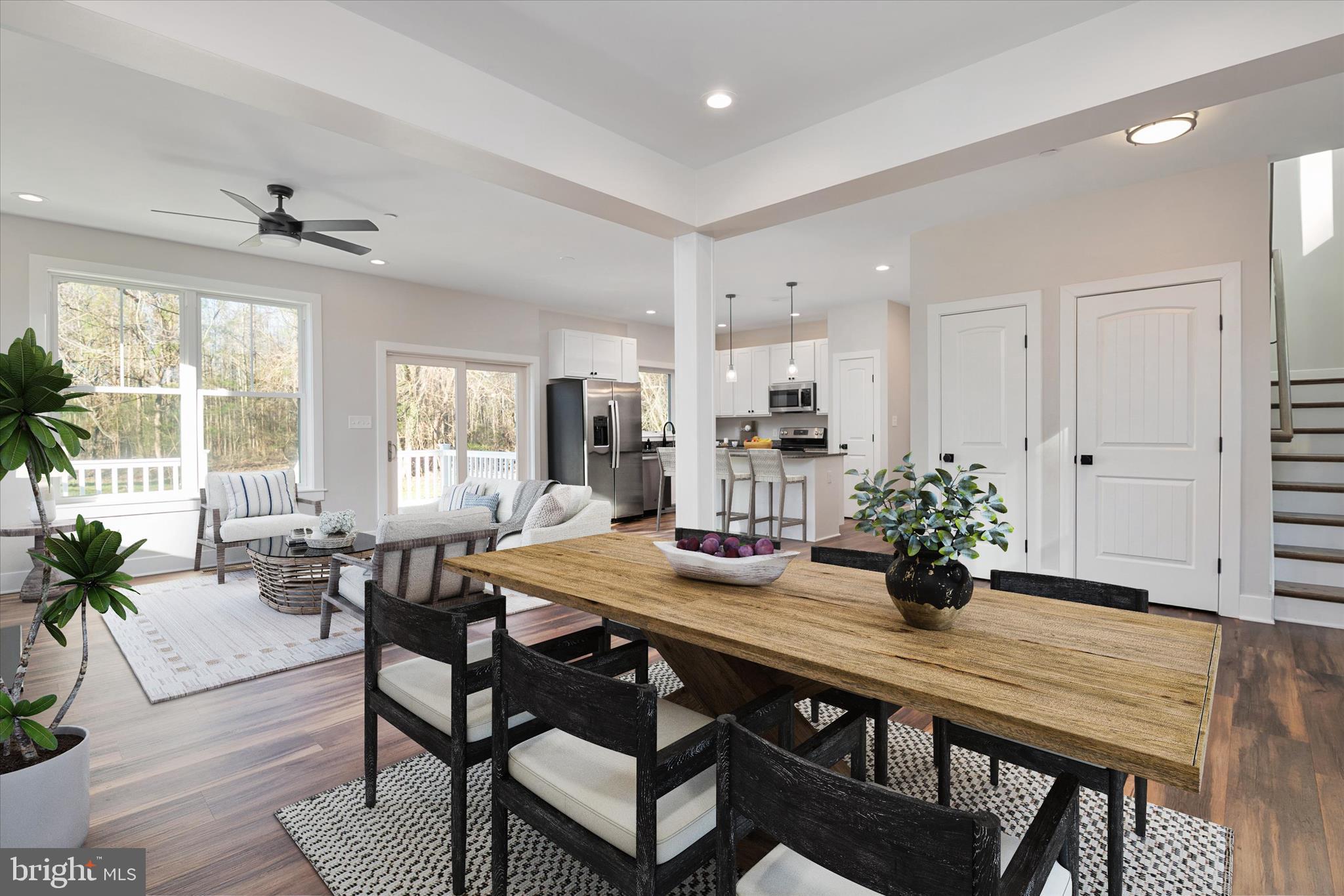 112 Kehm Road Queenstown, MD 21658 - Photo 11 of 49 Family Room / Dining Space - Virtually Staged