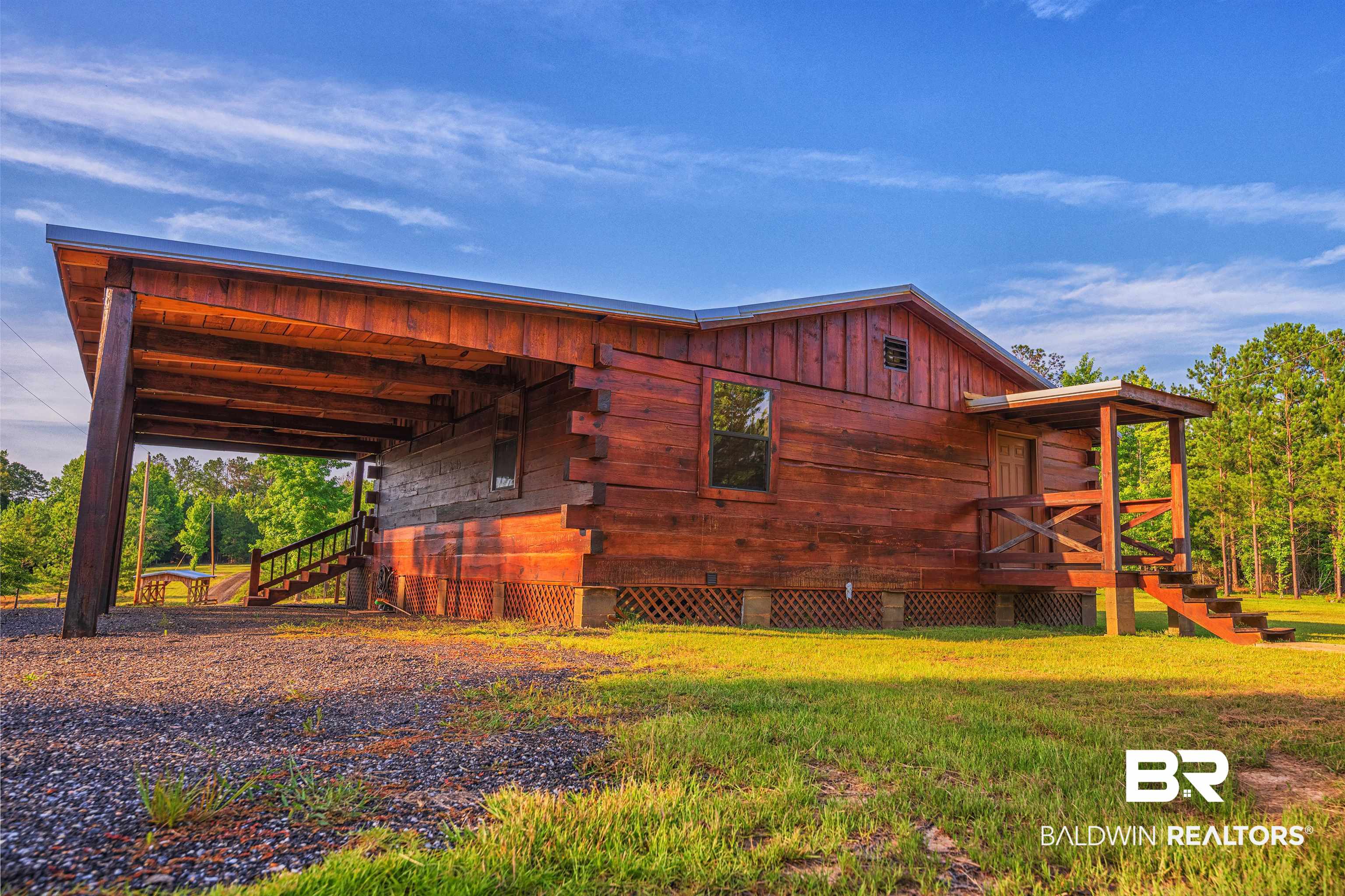 3057 County Road 56 Beatrice, AL 36425 - Photo 6 of 32 Back of Cabin