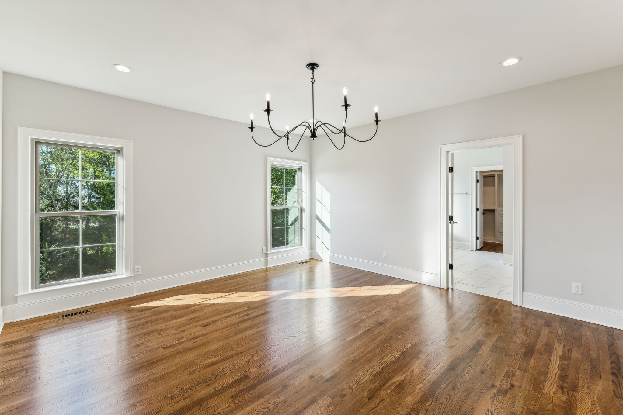 1611 Martha Washington Way Murfreesboro, TN 37130 - Photo 34 of 72 a view of an empty room with wooden floor and windows