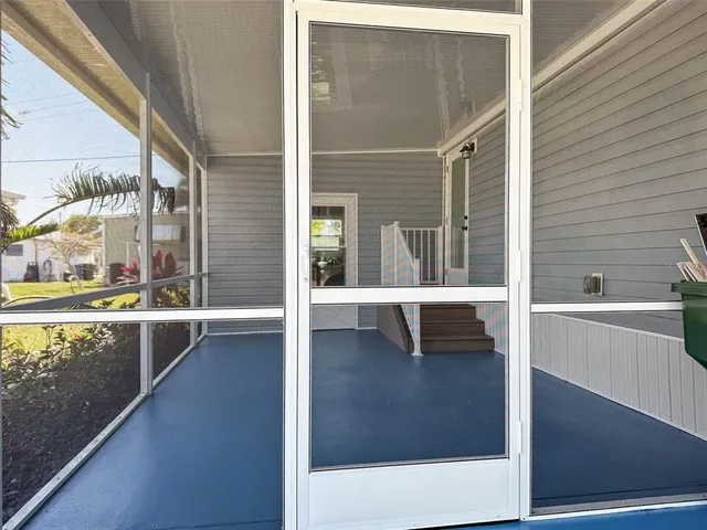 a view of steet with stairs