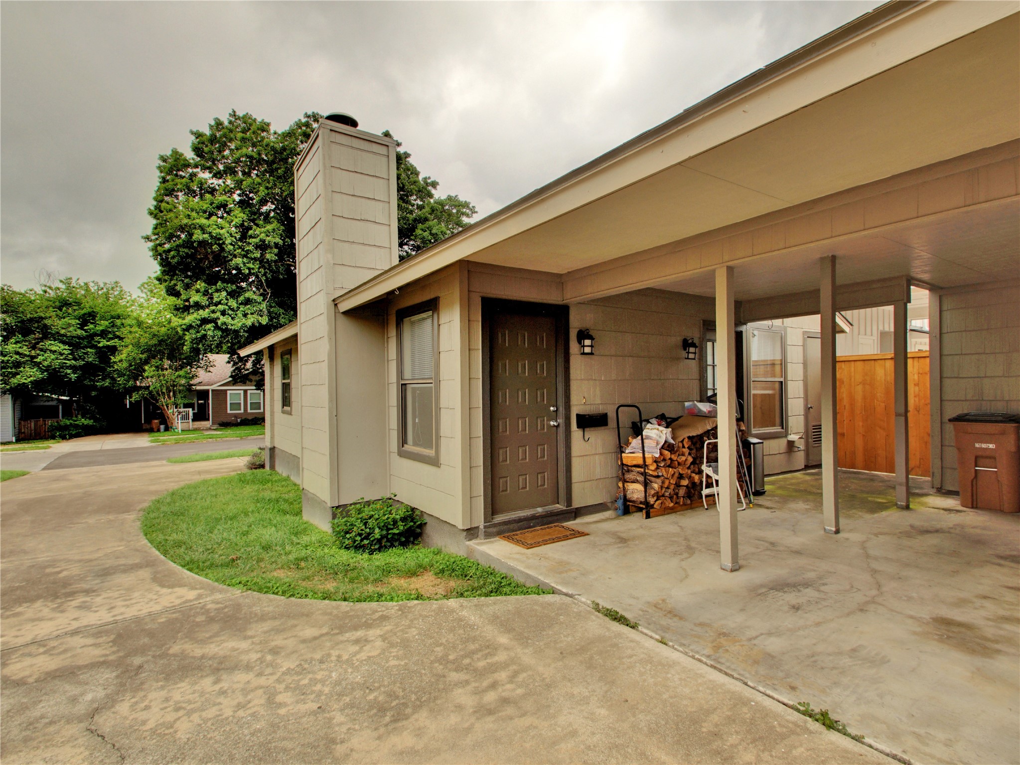 4703 Rosedale Avenue, Unit A Austin, TX 78756 - Photo 3 of 19 Entrance to property with a chimney