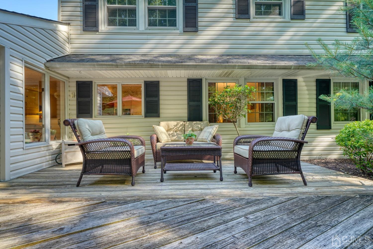 19 Morningside Drive Old Bridge, NJ 08857 - Photo 34 of 40 a backyard of a house with outdoor seating