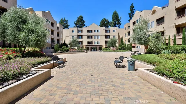a view of a building with outdoor space