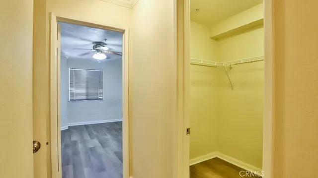 a view of a bathroom from a hallway