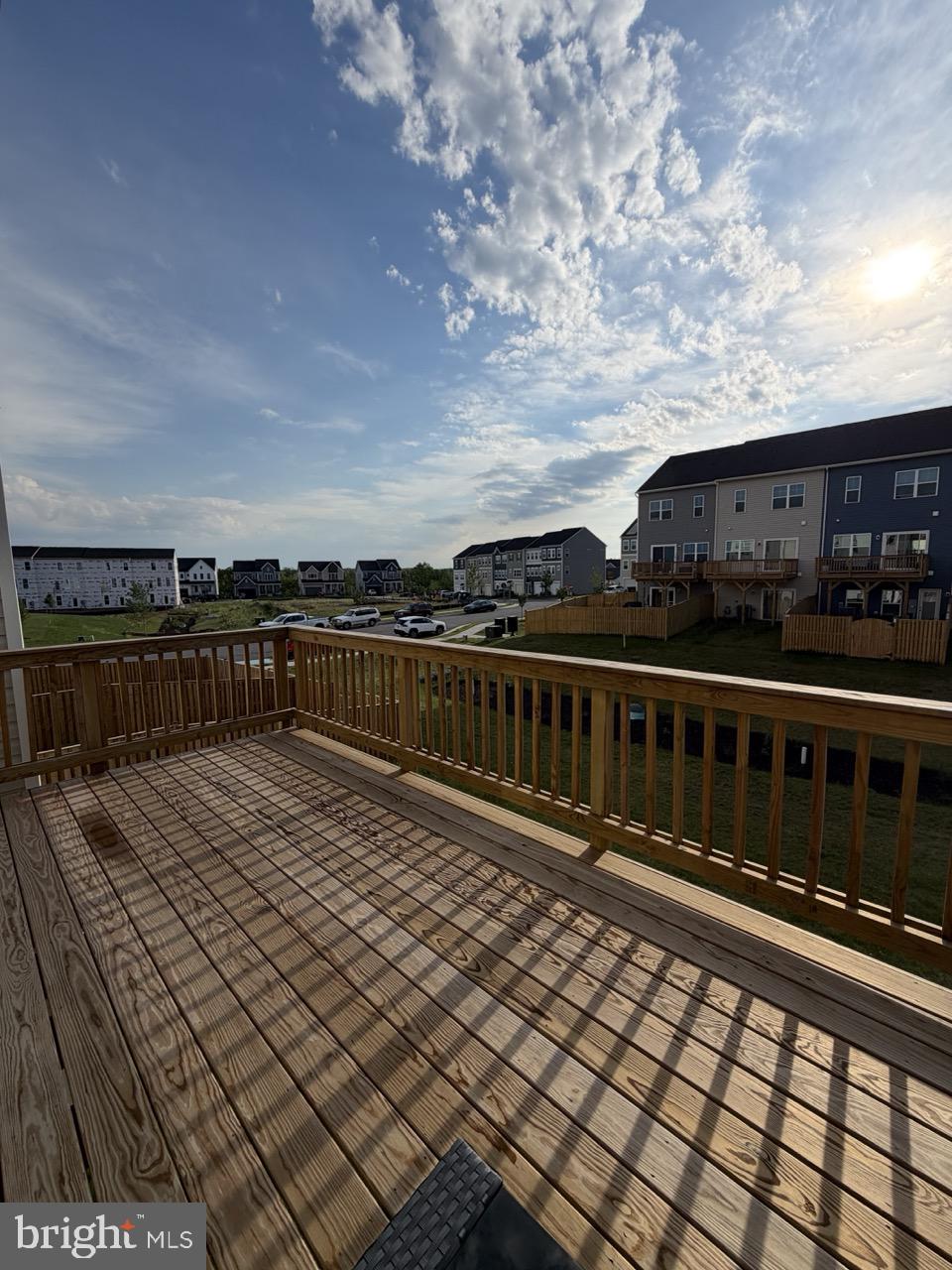 146 Galaxy Place Stephenson, VA 22656 - Photo 17 of 46 a view of balcony with wooden floor and city view