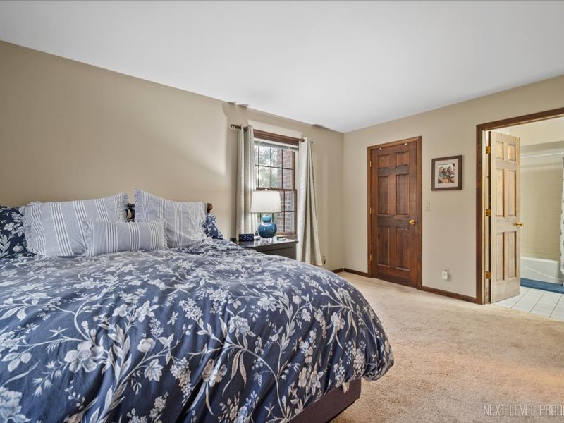 2040 Forest Ridge Road St. Charles, IL 60174 - Photo 19 of 33 a spacious bedroom with a bed and a window