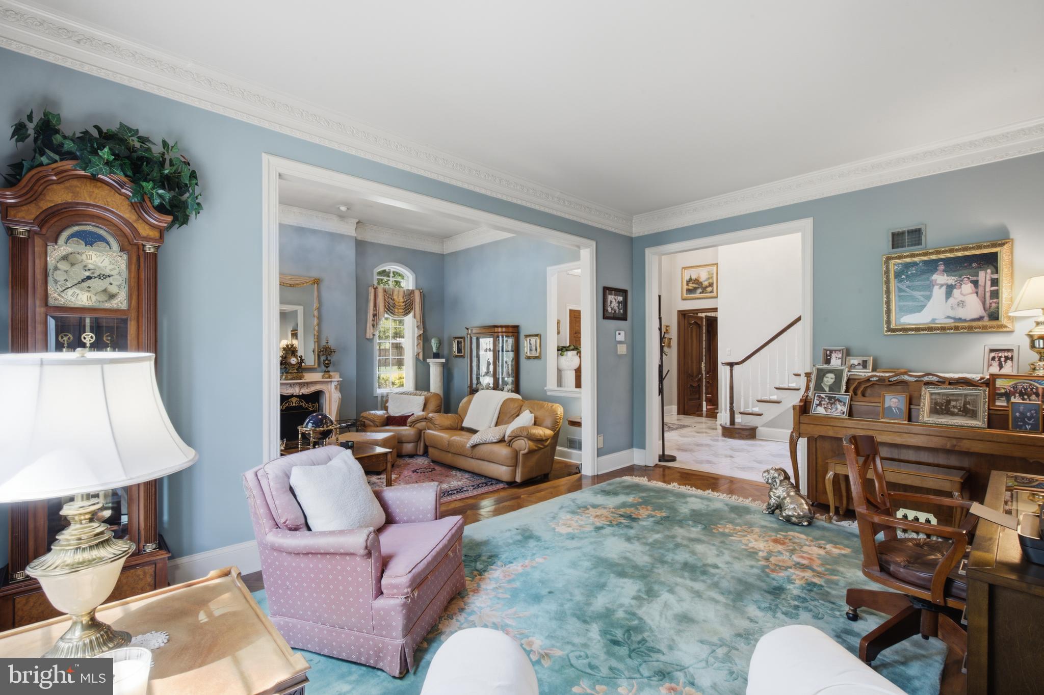 1733 Stocton Road Jenkintown, PA 19046 - Photo 24 of 149 a living room with furniture and wooden floor