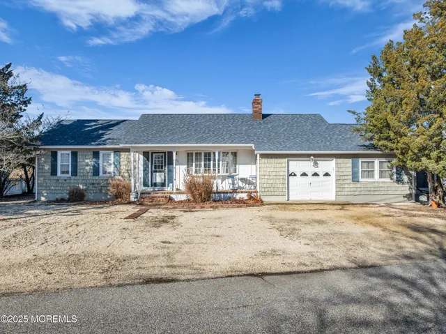 a view of a house with a patio