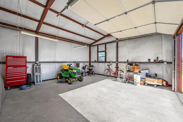 a view of a porch with furniture